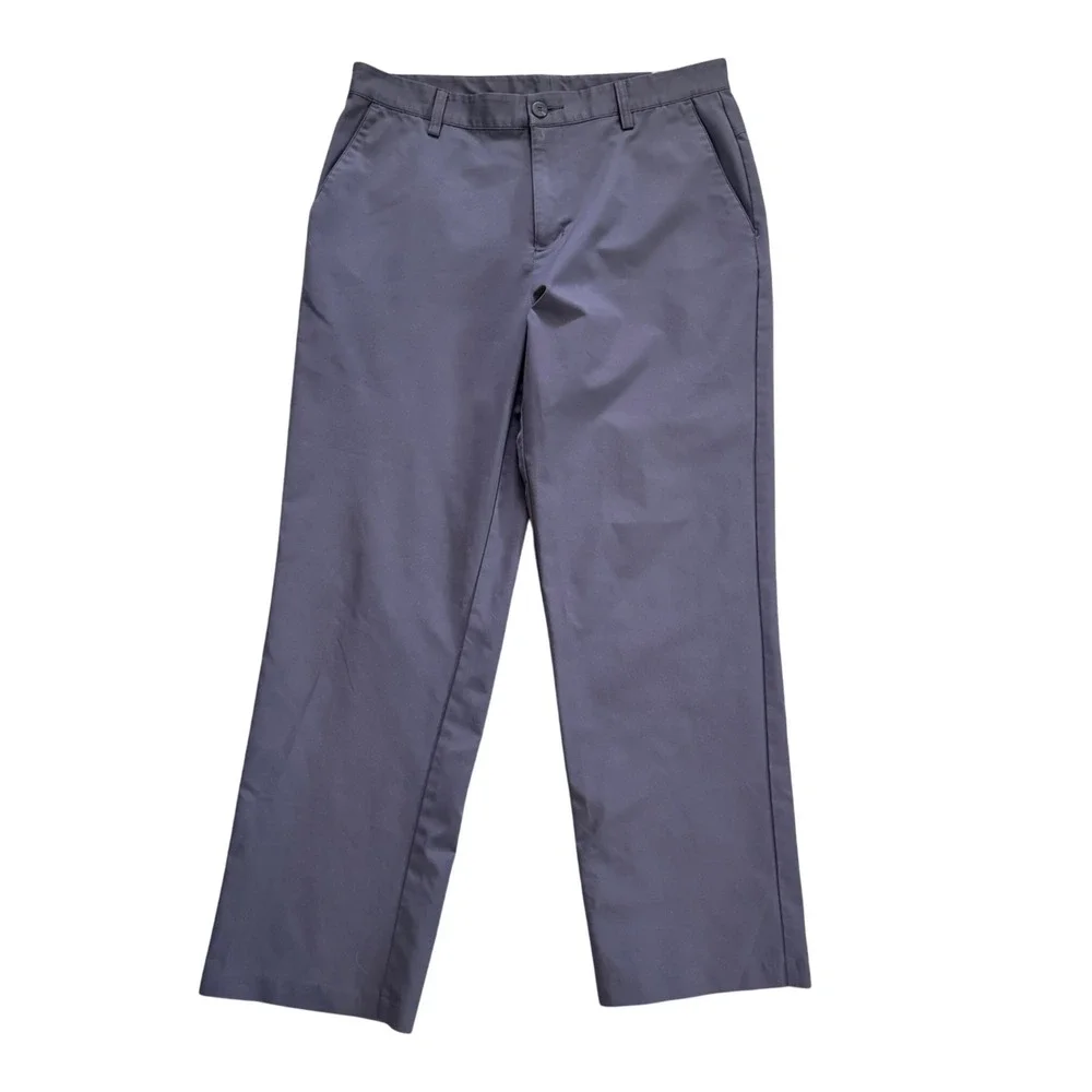 Adidas Climalite Mens Gray Golf Pants 32x30‎ Straight Leg Performance AE7002